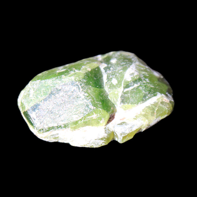 Green Garnet from Pakistan 25*19*9mm crystal 10.0g in sunlight - Rocks and Things Store