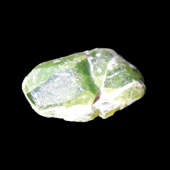 Green Garnet from Pakistan 25*19*9mm crystal 10.0g in sunlight - Rocks and Things Store