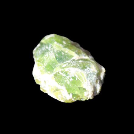 Green Garnet from Pakistan 25*19*9mm crystal 10.0g in sunlight - Rocks and Things Store