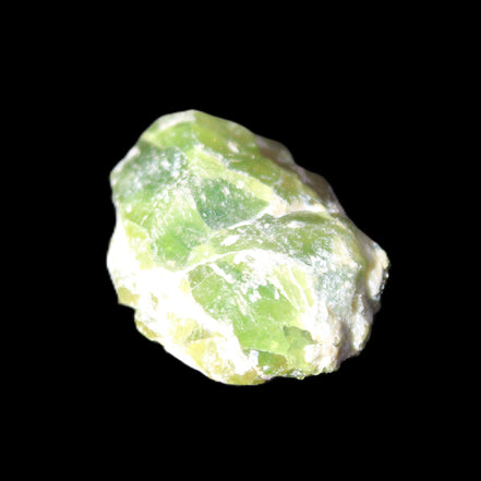 Green Garnet from Pakistan 25*19*9mm crystal 10.0g in sunlight - Rocks and Things Store