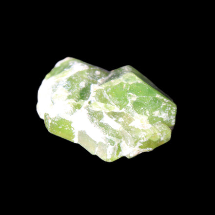 Green Garnet from Pakistan 25*19*9mm crystal 10.0g in sunlight - Rocks and Things Store