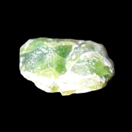 Green Garnet from Pakistan 25*19*9mm crystal 10.0g in sunlight - Rocks and Things Store