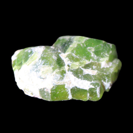 Green Garnet from Pakistan 25*19*9mm crystal 10.0g in sunlight - Rocks and Things Store
