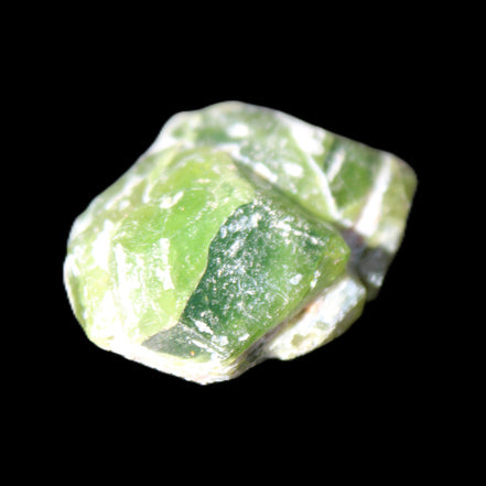 Green Garnet from Pakistan 25*19*9mm crystal 10.0g in sunlight - Rocks and Things Store