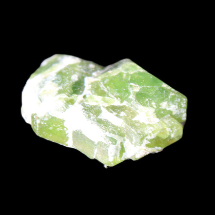 Green Garnet from Pakistan 25*19*9mm crystal 10.0g in sunlight - Rocks and Things Store