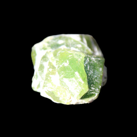 Green Garnet from Pakistan 25*19*9mm crystal 10.0g in sunlight - Rocks and Things Store