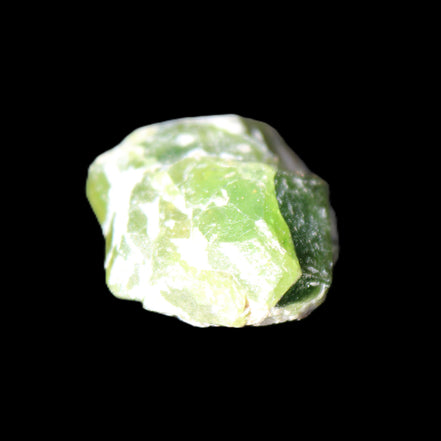 Green Garnet from Pakistan 25*19*9mm crystal 10.0g in sunlight - Rocks and Things Store