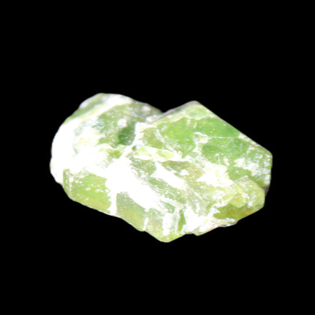 Green Garnet from Pakistan 25*19*9mm crystal 10.0g in sunlight - Rocks and Things Store
