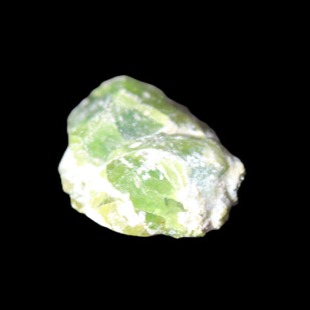 Green Garnet from Pakistan 25*19*9mm crystal 10.0g in sunlight - Rocks and Things Store