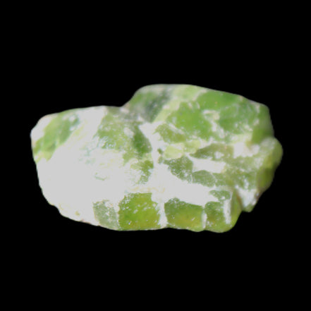 Green Garnet from Pakistan 25*19*9mm crystal 10.0g in sunlight - Rocks and Things Store