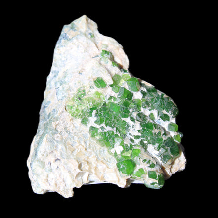 Green Garnet from Pakistan crystal cluster 32*40*18mm 20.0g in sunlight - Rocks and Things Store
