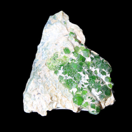 Green Garnet from Pakistan crystal cluster 32*40*18mm 20.0g in sunlight - Rocks and Things Store