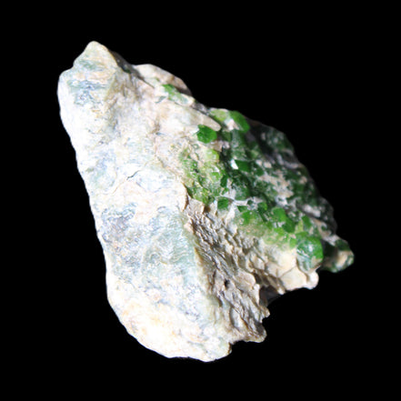 Green Garnet from Pakistan crystal cluster 32*40*18mm 20.0g in sunlight - Rocks and Things Store