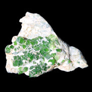 Green Garnet from Pakistan crystal cluster 32*40*18mm 20.0g in sunlight - Rocks and Things Store