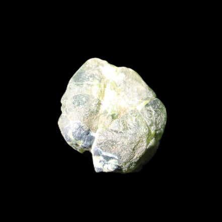 Green Garnet from Pakistan crystal 26*10mm 15.2g in sunlight - Rocks and Things Store