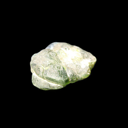 Green Garnet from Pakistan crystal 26*10mm 15.2g in sunlight - Rocks and Things Store