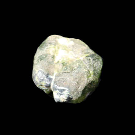 Green Garnet from Pakistan crystal 26*10mm 15.2g in sunlight - Rocks and Things Store