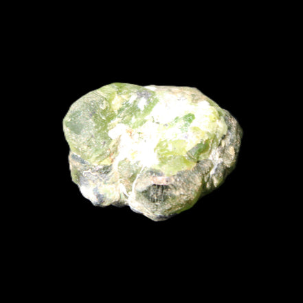 Green Garnet from Pakistan crystal 26*10mm 15.2g in sunlight - Rocks and Things Store