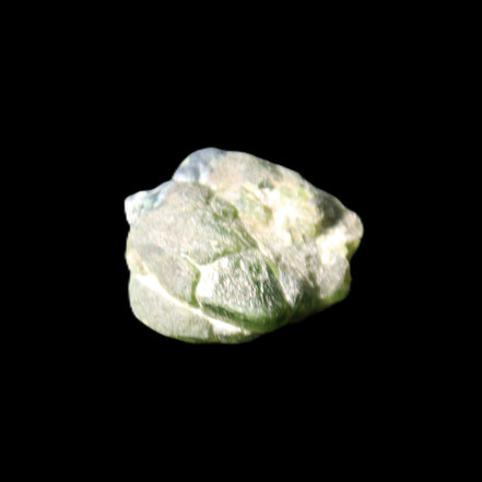 Green Garnet from Pakistan crystal 26*10mm 15.2g in sunlight - Rocks and Things Store