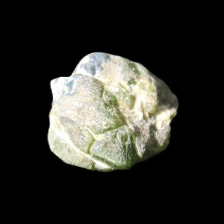 Green Garnet from Pakistan crystal 26*10mm 15.2g in sunlight - Rocks and Things Store