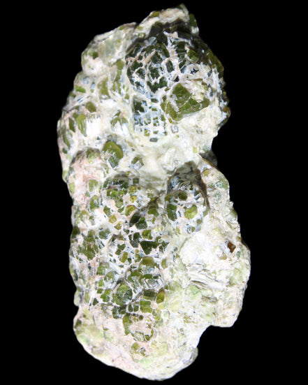 Green Garnet from Pakistan crystal cluster 67*35*25mm 89g in sunlight - Rocks and Things Store