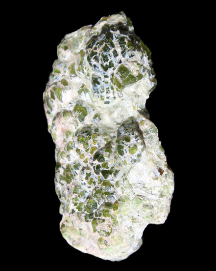 Green Garnet from Pakistan crystal cluster 67*35*25mm 89g in sunlight - Rocks and Things Store