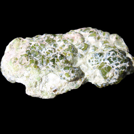 Green Garnet from Pakistan crystal cluster 67*35*25mm 89g in sunlight - Rocks and Things Store