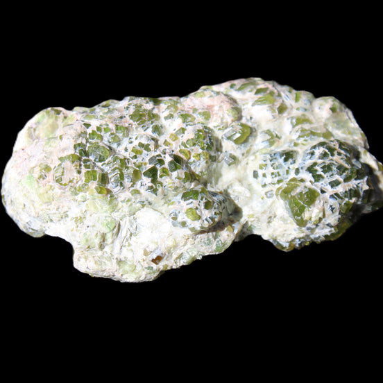 Green Garnet from Pakistan crystal cluster 67*35*25mm 89g in sunlight - Rocks and Things Store