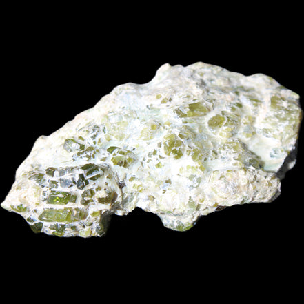 Green Garnet from Pakistan crystal cluster 67*35*25mm 89g in sunlight - Rocks and Things Store