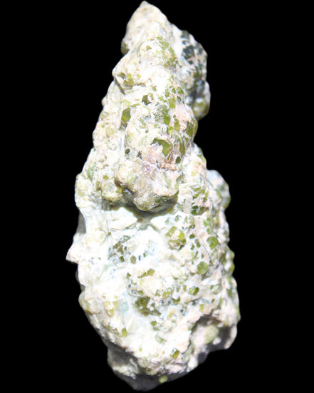 Green Garnet from Pakistan crystal cluster 67*35*25mm 89g in sunlight - Rocks and Things Store
