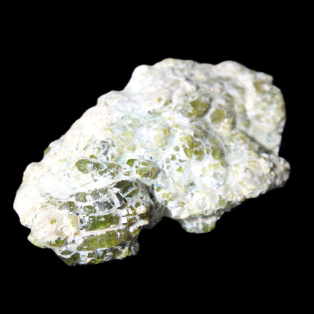 Green Garnet from Pakistan crystal cluster 67*35*25mm 89g in sunlight - Rocks and Things Store