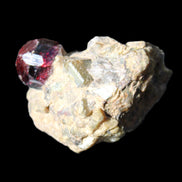 Red with Green Garnet cluster from Pakistan crystal cluster 45*38*45mm 97g in sunlight - Rocks and Things Store