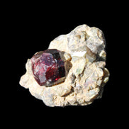 Red with Green Garnet cluster from Pakistan crystal cluster 45*38*45mm 97g in sunlight - Rocks and Things Store