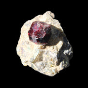 Red with Green Garnet cluster from Pakistan crystal cluster 45*38*45mm 97g in sunlight - Rocks and Things Store