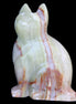 Afghan Jade hand-carved Cat 80*46*103mm 540g in sunlight - Rocks and Things Store