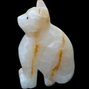 Afghan Jade hand-carved Cat 66*35*98mm 385g in sunlight - Rocks and Things Store