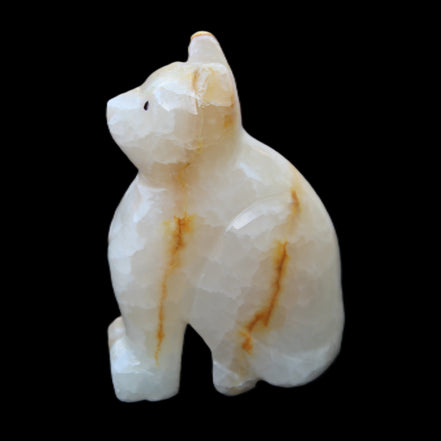 Afghan Jade hand-carved Cat 66*35*98mm 385g in sunlight - Rocks and Things Store