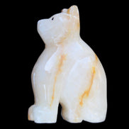 Afghan Jade hand-carved Cat 66*35*98mm 385g in sunlight - Rocks and Things Store