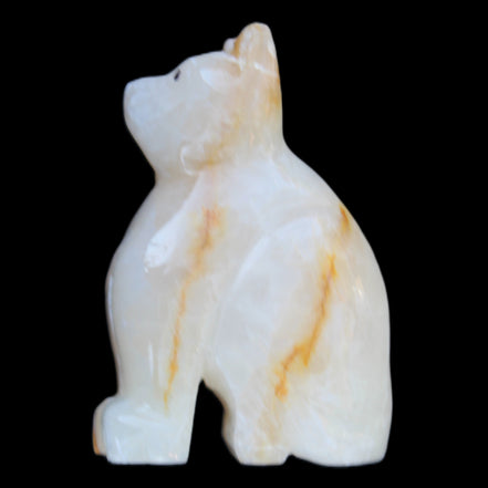 Afghan Jade hand-carved Cat 66*35*98mm 385g in sunlight - Rocks and Things Store