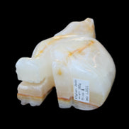 Afghan Jade hand-carved Cat 66*35*98mm 385g in sunlight - Rocks and Things Store