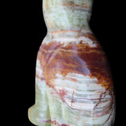 Afghan Jade hand-carved Cat 67*31*103mm 354g in sunlight - Rocks and Things Store