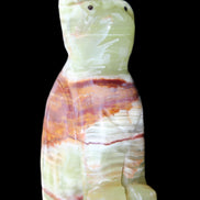 Afghan Jade hand-carved Cat 67*31*103mm 354g in sunlight - Rocks and Things Store