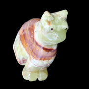 Afghan Jade hand-carved Cat 67*31*103mm 354g in sunlight - Rocks and Things Store