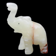 Afghan Jade hand-carved Elephant 78*33*111mm 248g in sunlight - Rocks and Things Store