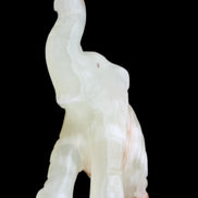 Afghan Jade hand-carved Elephant 78*33*111mm 248g in sunlight - Rocks and Things Store