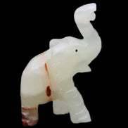 Afghan Jade hand-carved Elephant 78*33*111mm 248g in sunlight - Rocks and Things Store