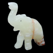 Afghan Jade hand-carved Elephant 78*33*111mm 248g in sunlight - Rocks and Things Store