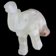 Afghan Jade hand-carved Elephant 78*33*111mm 248g in sunlight - Rocks and Things Store