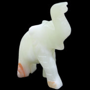 Afghan Jade hand-carved Elephant 65*29*111mm 225g in sunlight - Rocks and Things Store