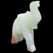 Afghan Jade hand-carved Elephant 65*29*111mm 225g in sunlight - Rocks and Things Store